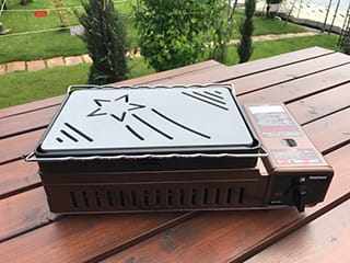 BBQ用テーブル付　コテージ専用テーブル