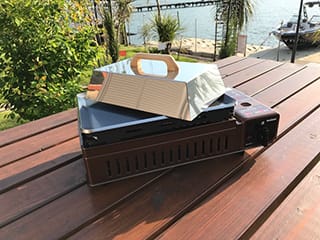 BBQ用テーブル付　コテージ専用テーブル